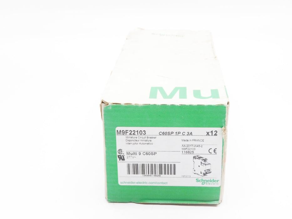 SCHNEIDER ELECTRIC M9F22103 277V 3A (PKG OF 12) NSMP