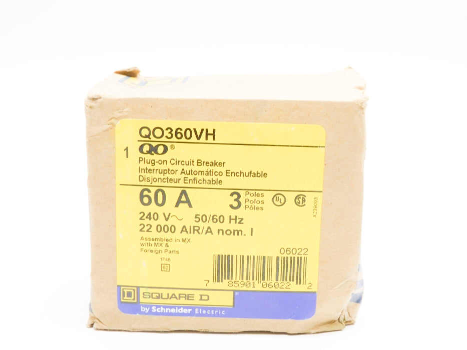 SQUARE D QO360VH 240V 60A NSMP