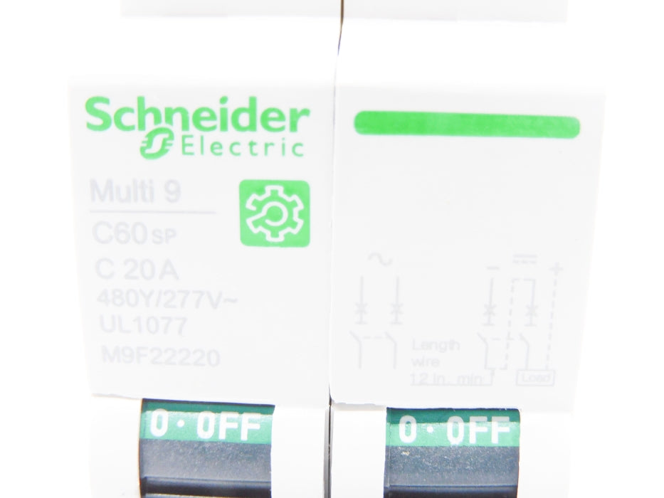 SCHNEIDER ELECTRIC M9F22220 277V 20A NSNP