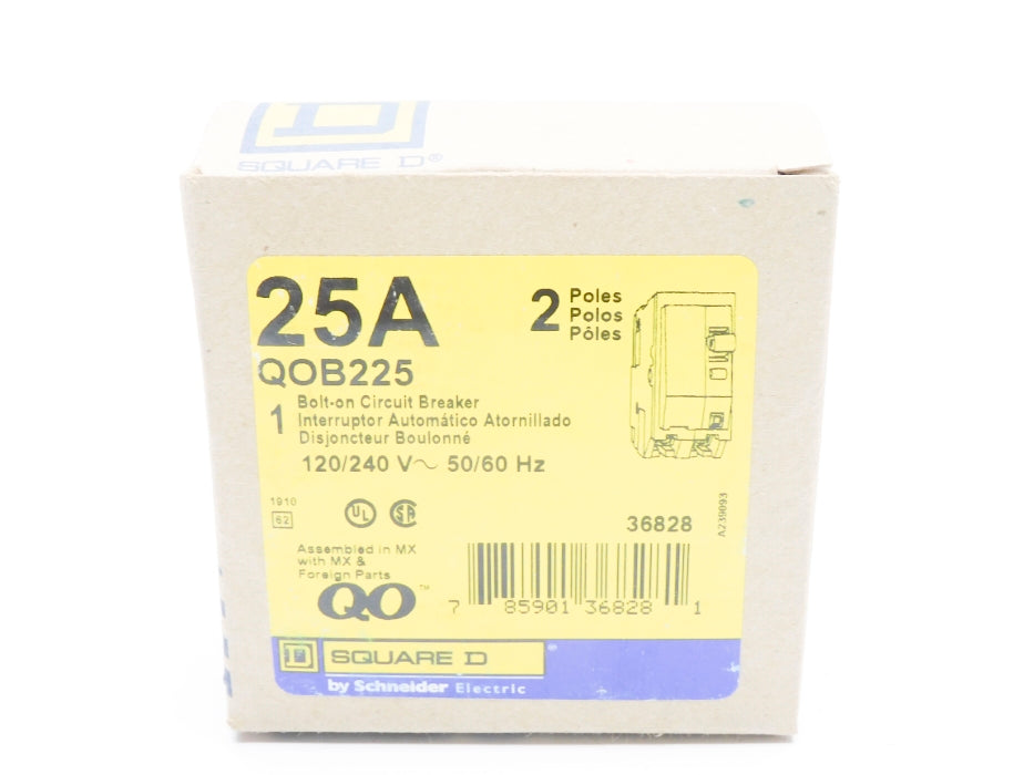 SQUARE D QOB225 25A 120/240V NSMP
