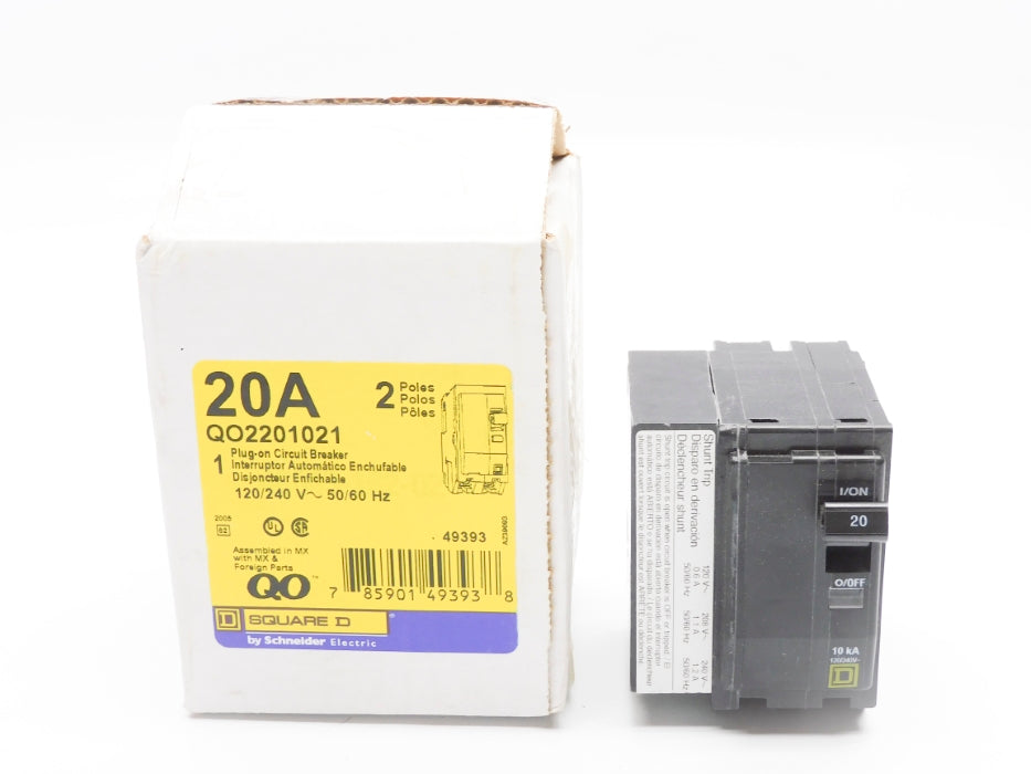 SQUARE D QO2201021 20A 120/240V NSMP