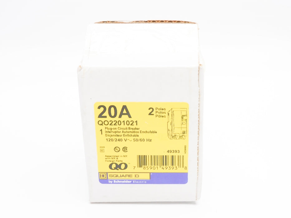 SQUARE D QO2201021 20A 120/240V NSMP
