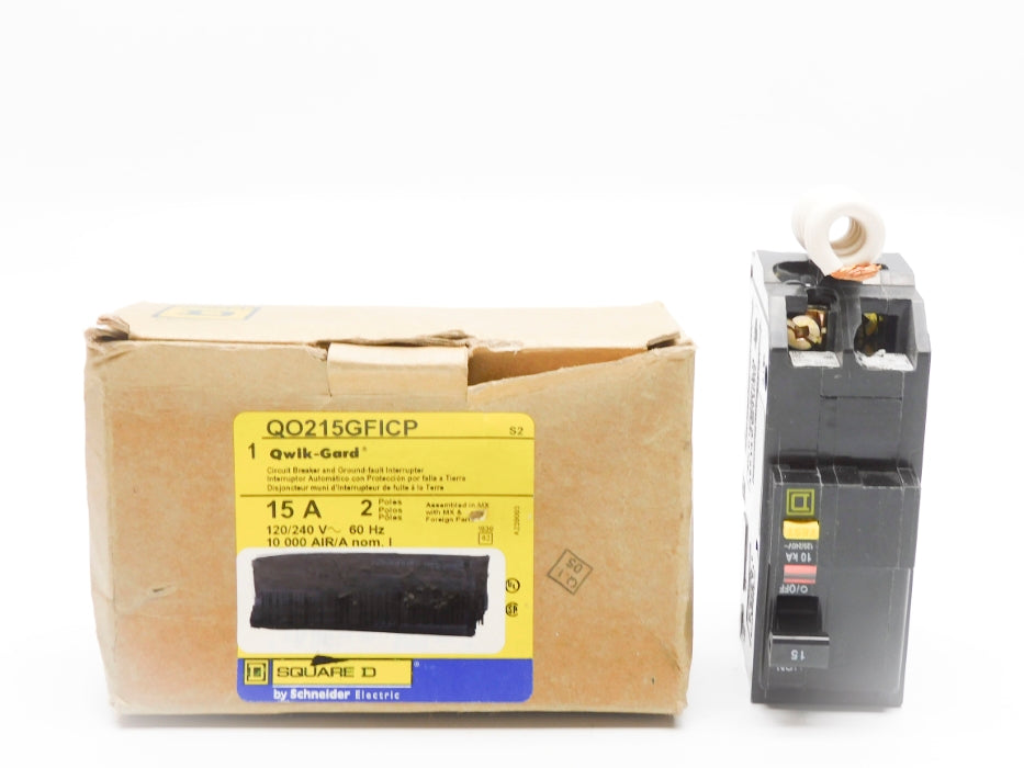 SQUARE D QO215GFICP 120/240V 15A NSMP