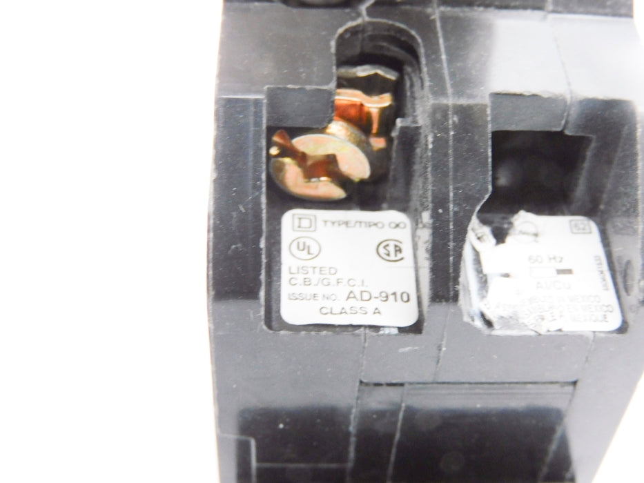 SQUARE D QO215GFICP 120/240V 15A NSMP