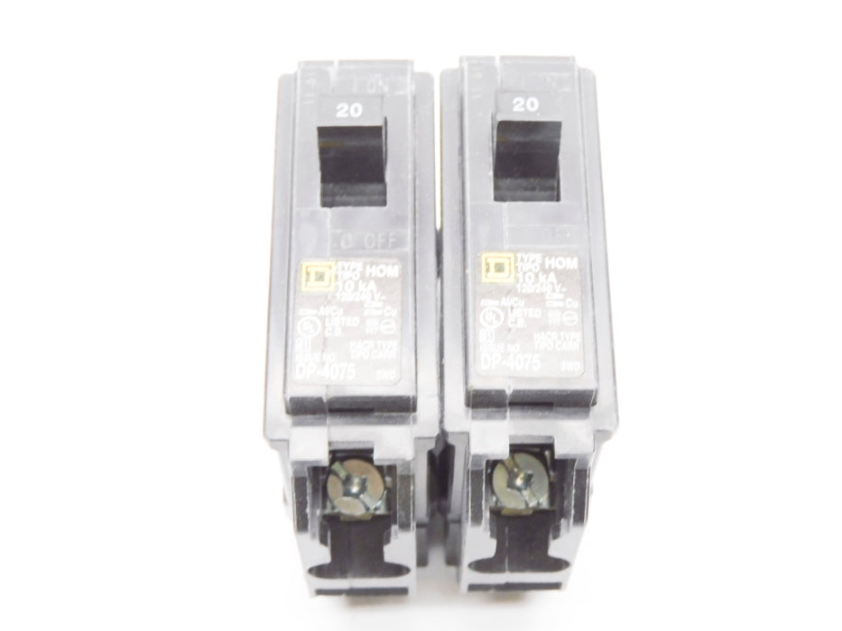 SQUARE D HOMBP12 20A 120/240V (PKG OF 2) NSMP