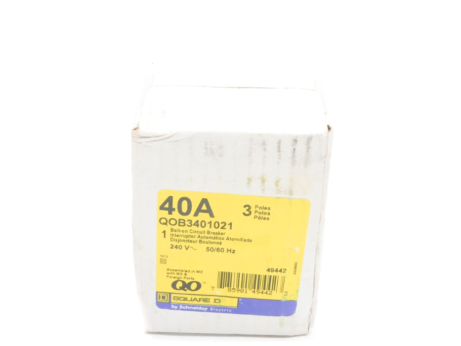 SQUARE D QOB3401021 40A 240V NSFS