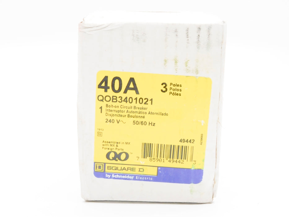 SQUARE D QOB3401021 40A 240V NSFS