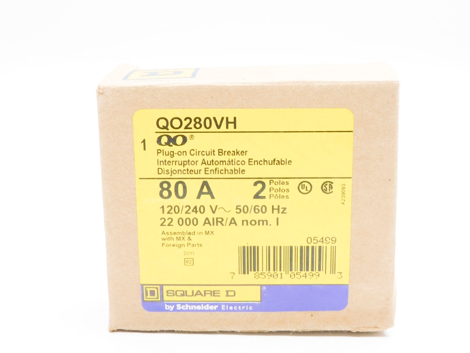 SQUARE D QO280VH 80A 120/240V NSMP
