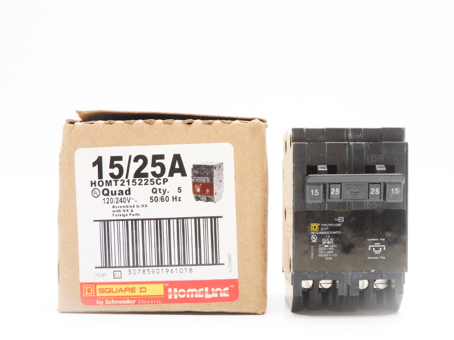 SQUARE D HOMT215225CP 15/25A 120/240V (PKG OF 5) NSMP