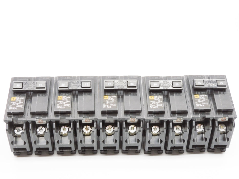 SQUARE D HOM225CP 120/240V 25A (PKG OF 5) NSMP
