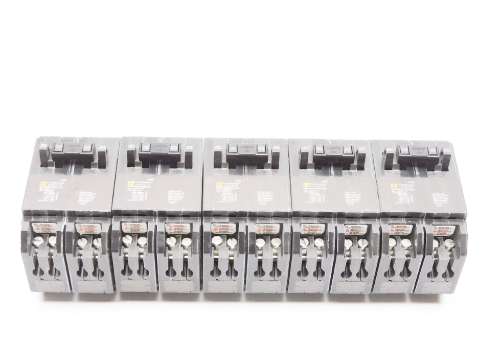 SQUARE D HOMT2020230 120/240V 2-20A 1-30A (PKG OF 5) NSMP