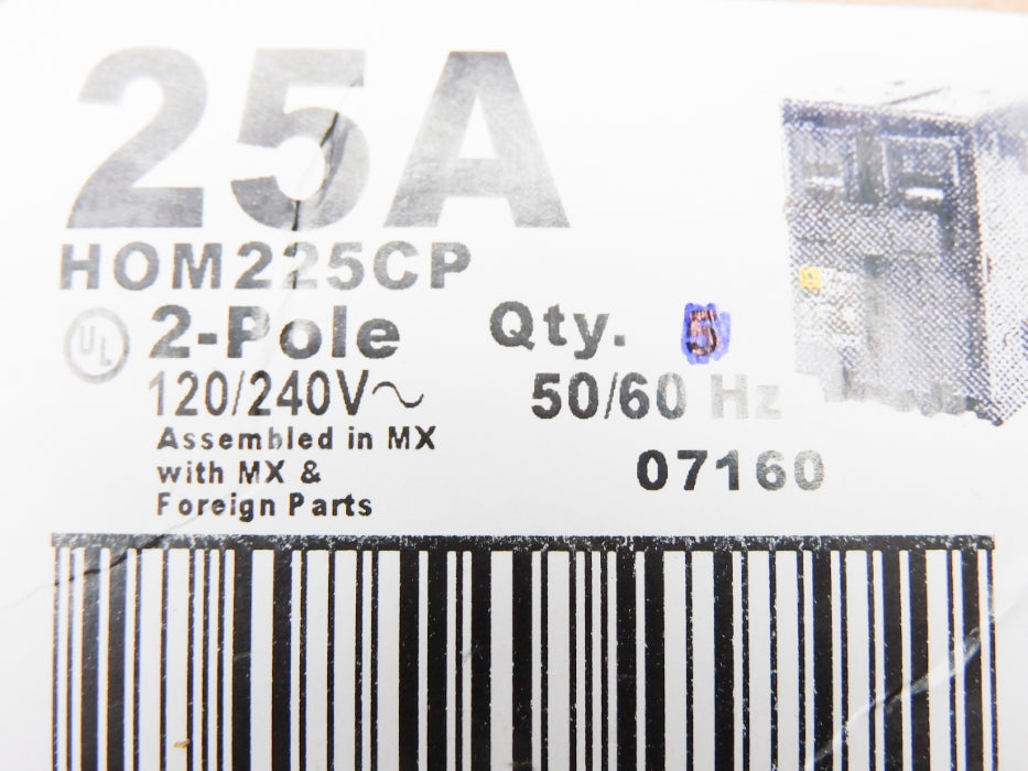 SQUARE D HOM225 120/240V 25A NSNP