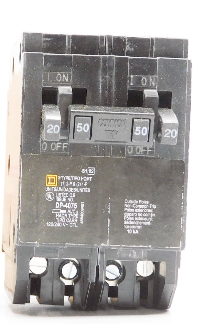 SQUARE D HOMT2020250CP 20/50A 120/240V (PKG OF 5) NSMP