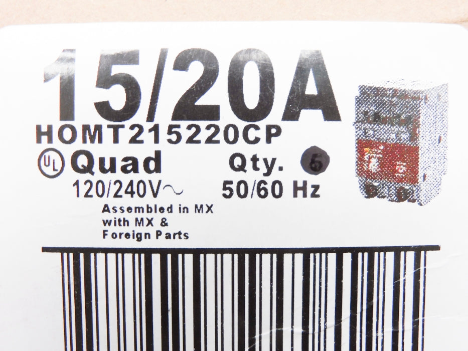 SQUARE D HOMT215220CP 15/20A 120/240V (AS PICTURED) NSNP