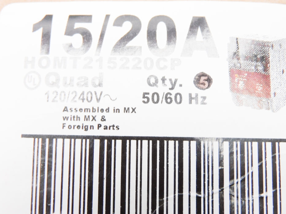 SQUARE D HOMT215220CP 15/20A 120/240V NSNP