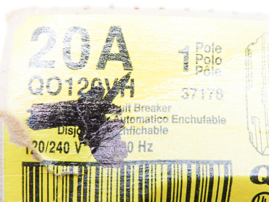 SQUARE D QO120VH 20A 120/240V NSNP