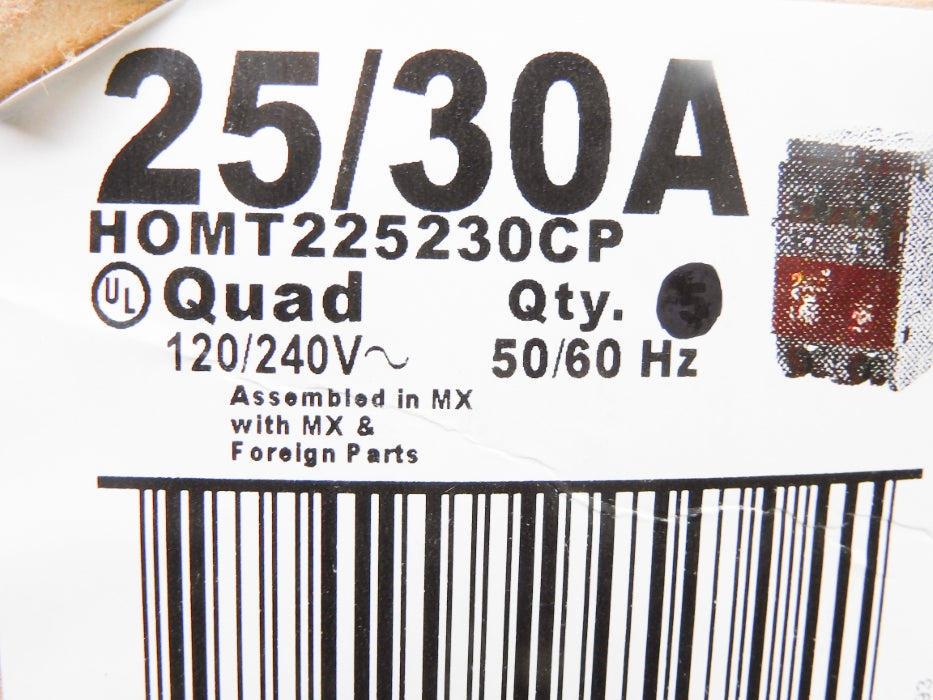 SQUARE D HOMT225230CP 25/30A 120/240V (AS PICTURED) NSNP