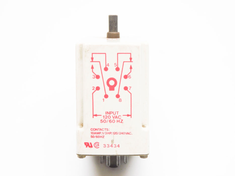 DAYTON 5X828C 120VAC 10A .1-10SEC (AS PICTURED) UNMP