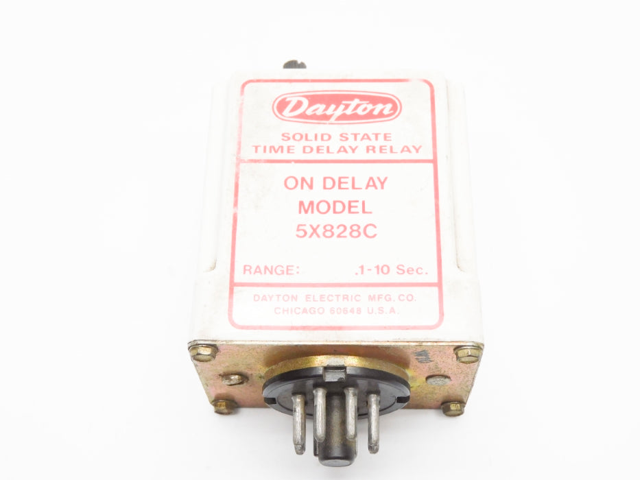 DAYTON 5X828C 120VAC 10A .1-10SEC (AS PICTURED) UNMP