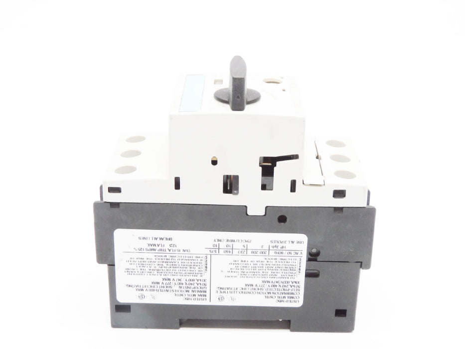 SIEMENS 3RV1021-1KA10 690V 9-12.5A NSNP