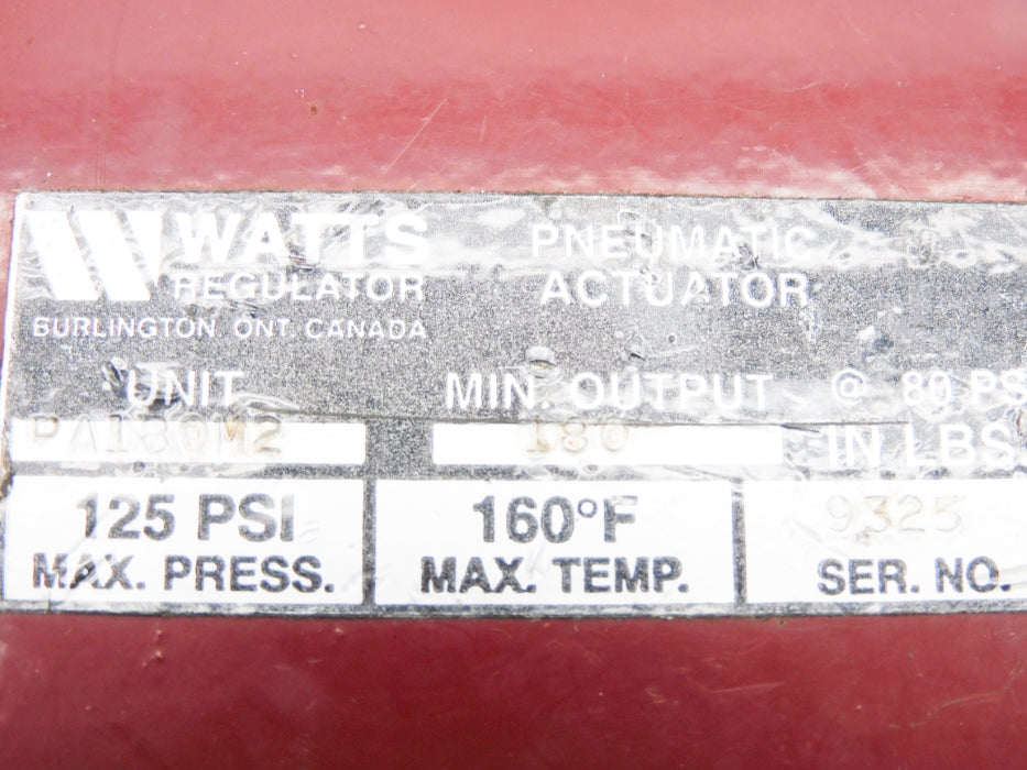 WATTS PA180M2 125PSI UNMP
