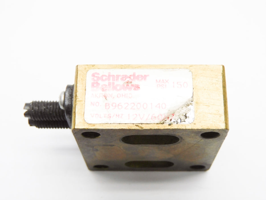 SCHRADER BELLOWS B962200140 12V 150PSI (AS PICTURED) UNMP
