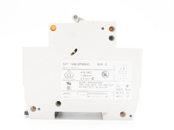 ALLEN BRADLEY 1492-SP3B630 SER. C 63A 415VAC NSNP
