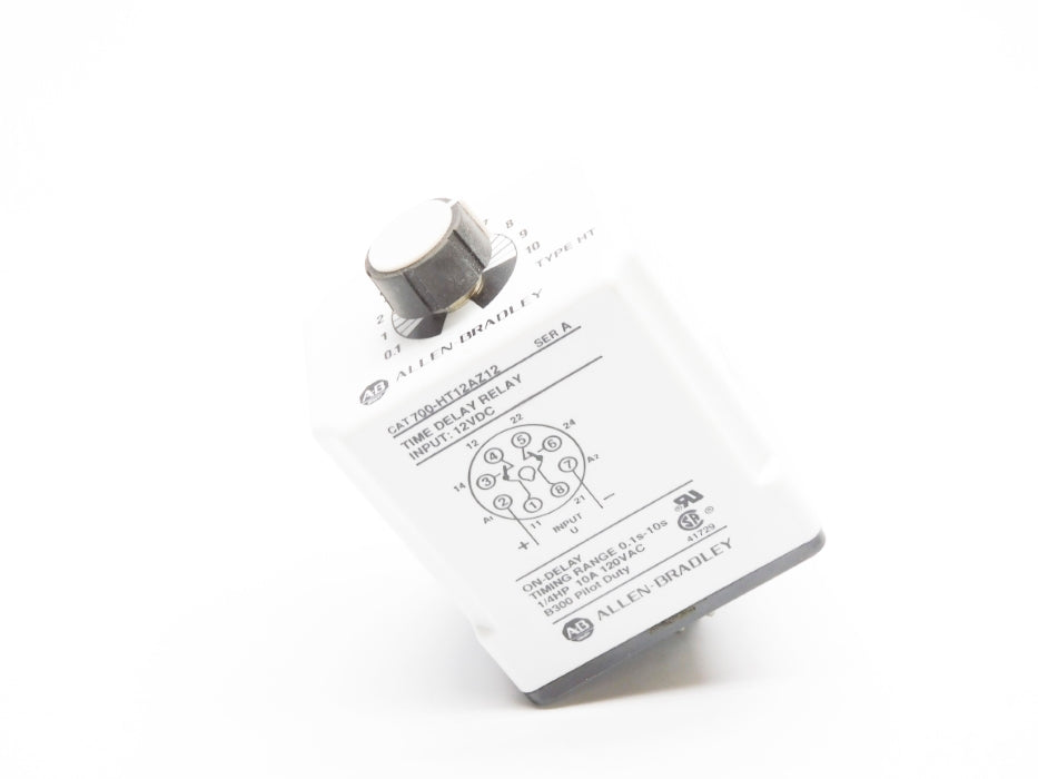 INDUSTRIAL SPARE PART 700-HT12AZ12 SER. A 12VDC 10A 0.1SEC-10SEC UNMP