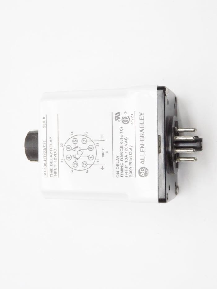 INDUSTRIAL SPARE PART 700-HT12AZ12 SER. A 12VDC 10A 0.1SEC-10SEC UNMP