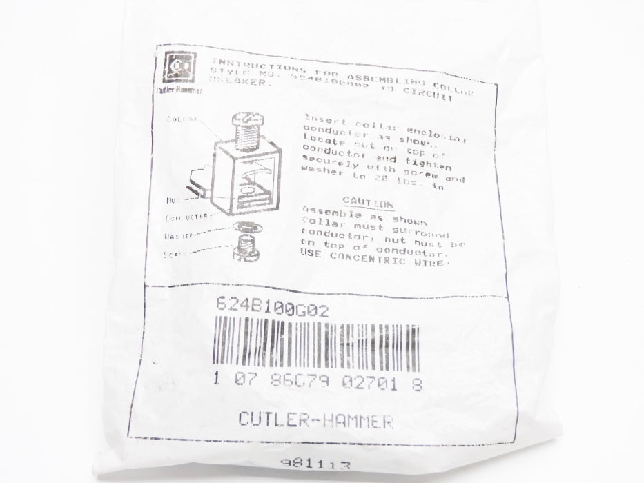 CUTLER HAMMER 624B100G02 NSMP