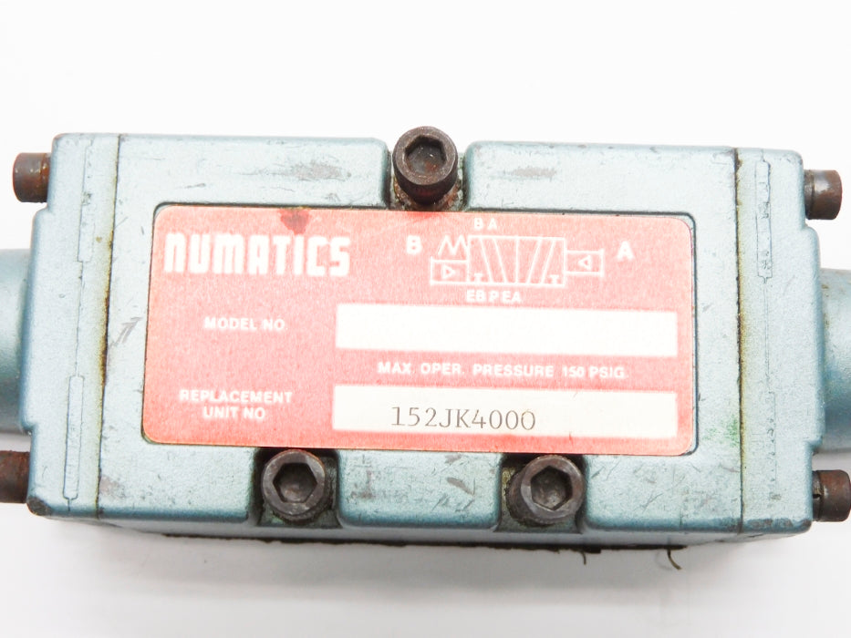 NUMATICS 152JK4000 150PSIG UNMP