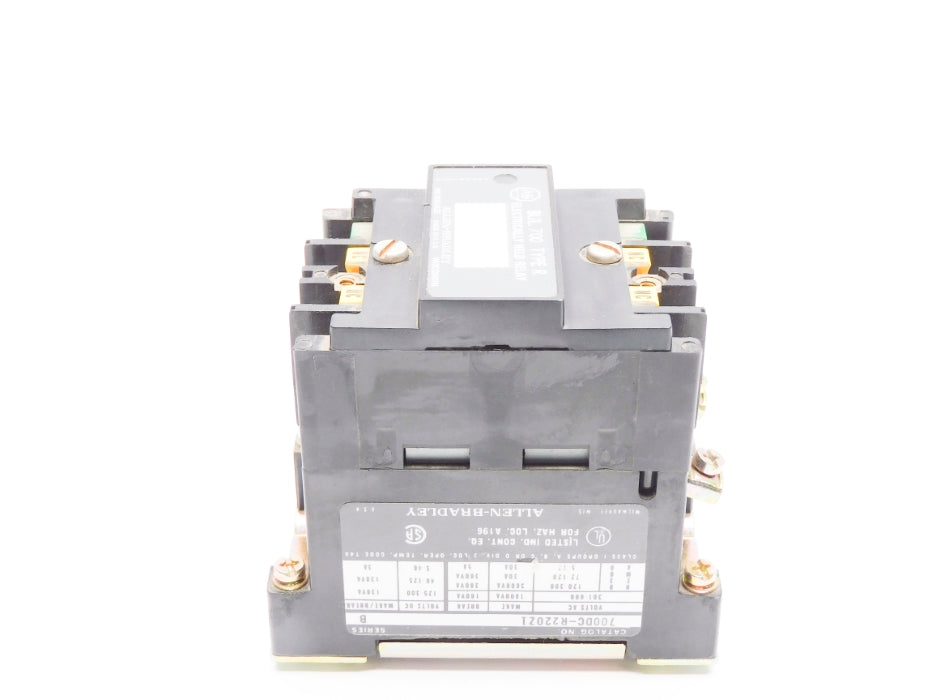 ALLEN BRADLEY 700DC-R220Z1 SER. B 115-125VDC NSNP