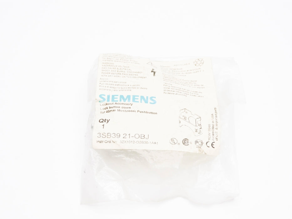 SIEMENS 3SB3921-OBJ NSMP