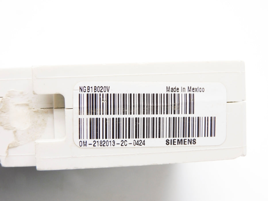 SIEMENS NGB1B020V 347V 20A UNMP