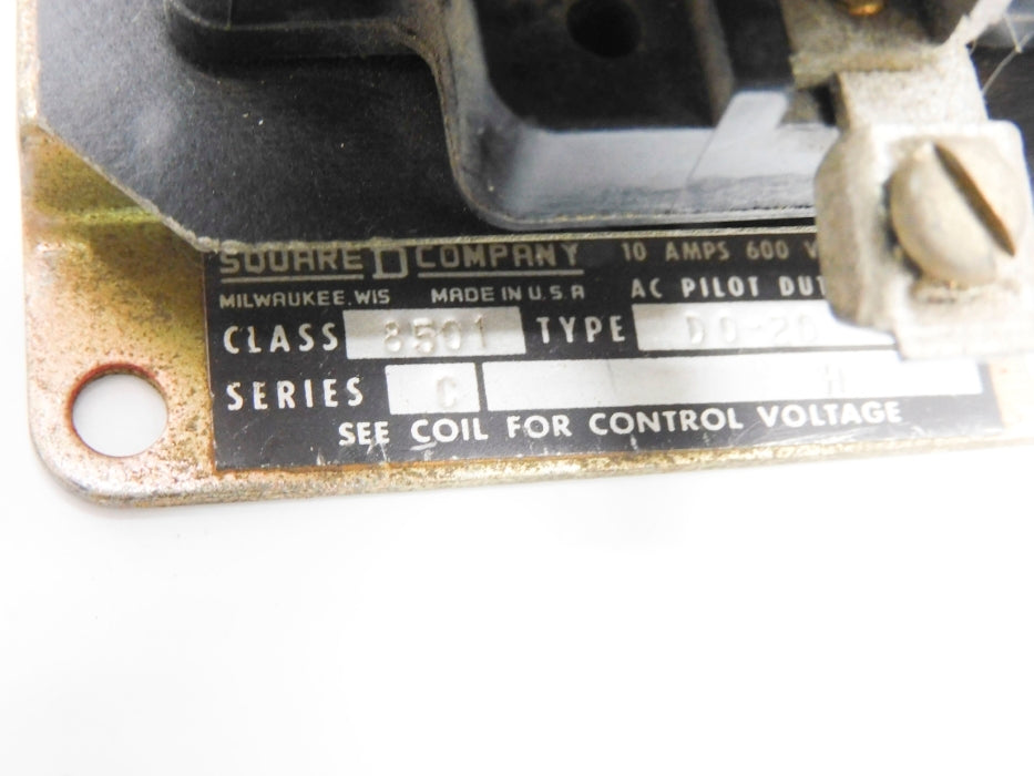 SQUARE D 8501D020 SER. C 110/120V UNMP