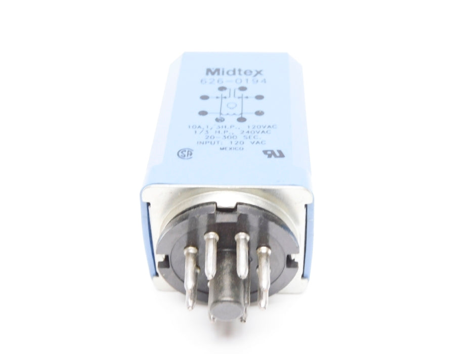 MIDTEX 626-0194 240VAC 10A 20-300SEC UNMP
