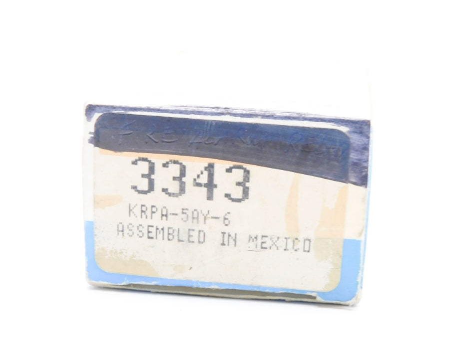 POTTER&BRUMFIELD KRPA-5AY-6 6V 5A NSMP