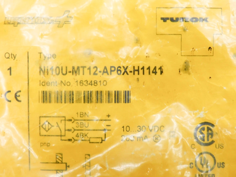 TURCK NI10U-MT12-AP6X-H1141 1634810 10-30VDC NSMP
