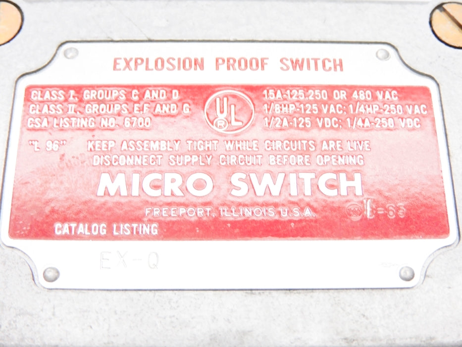 MICRO SWITCH EX-Q (GREY) UNMP