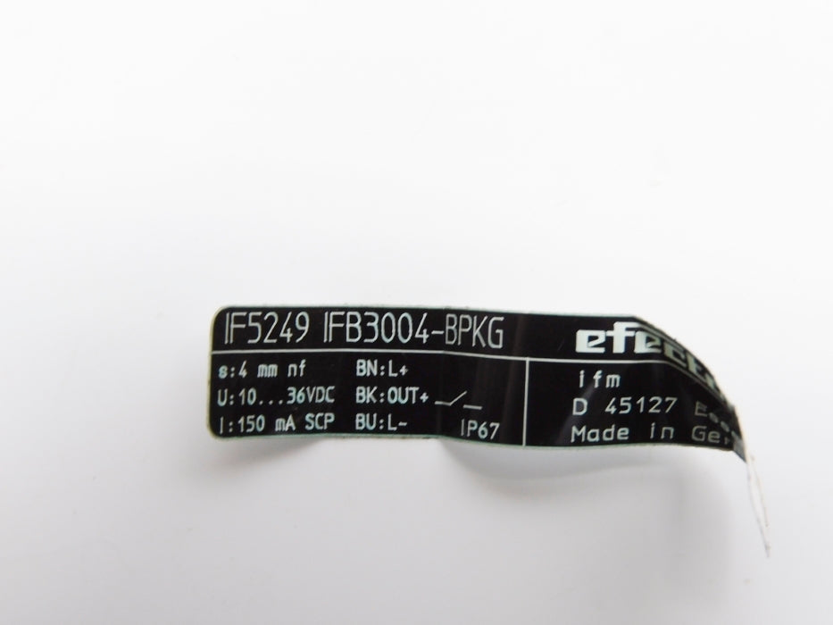 IFM EFECTOR IFB3004-BPKG IF5249 (AS PICTURED) NSNP