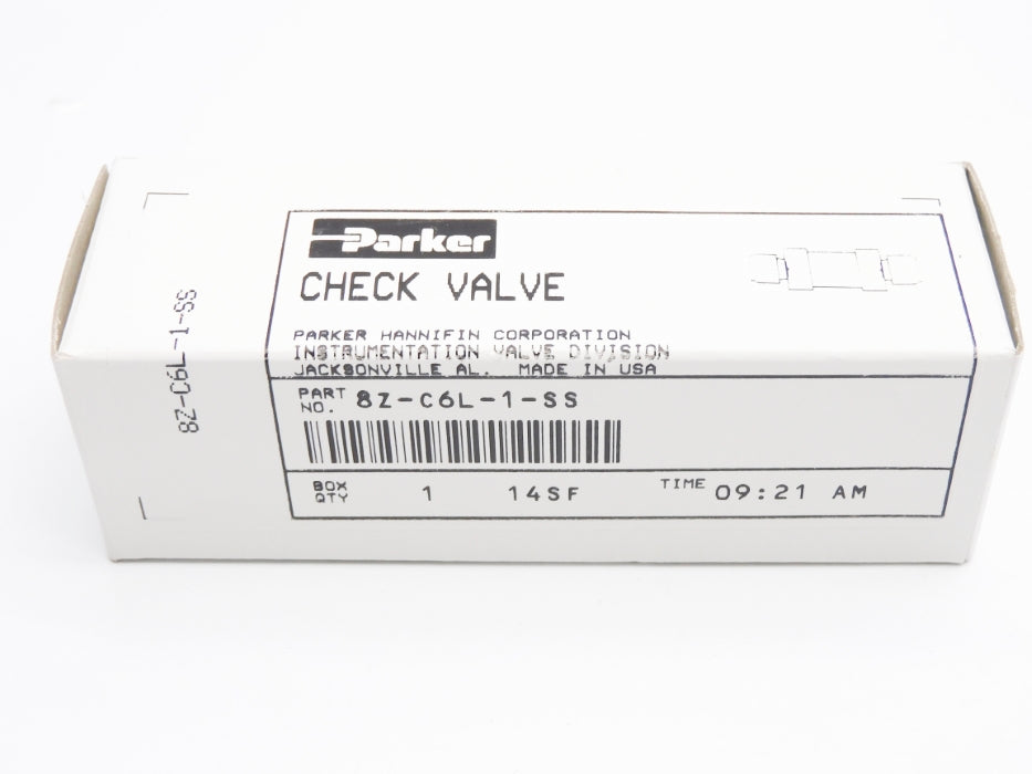 PARKER 8Z-C6L-1-SS NSMP