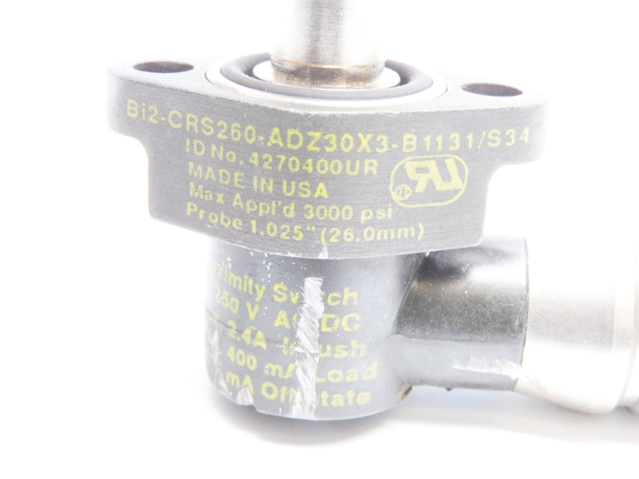 TURCK BI2-CRS260-ADZ30X3-B1131/S34 3000PSI UNMP