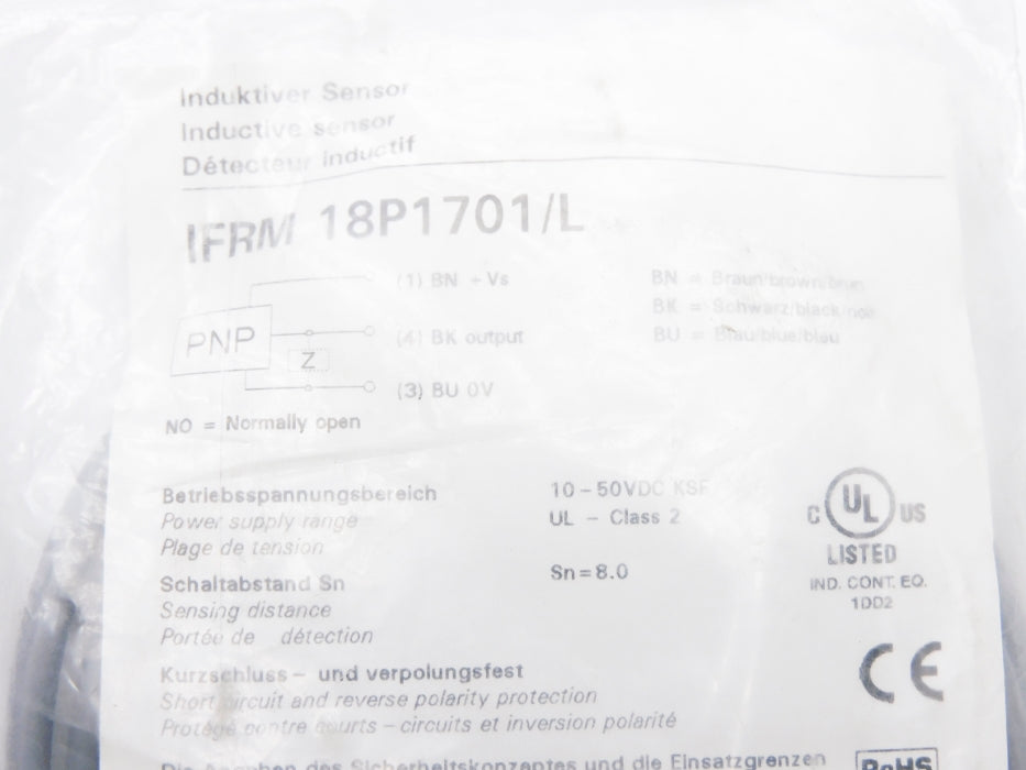 BAUMER ELECTRIC IFRM18P1701/L NSMP