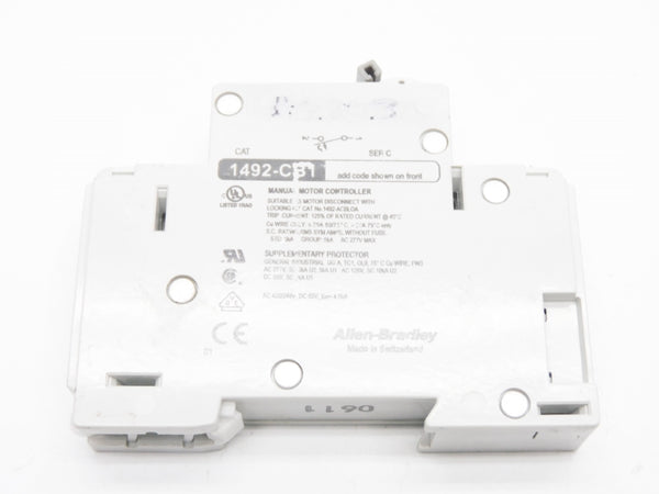 ALLEN BRADLEY 1492-CB1G040 SER. C 4A 277VAC NSNP