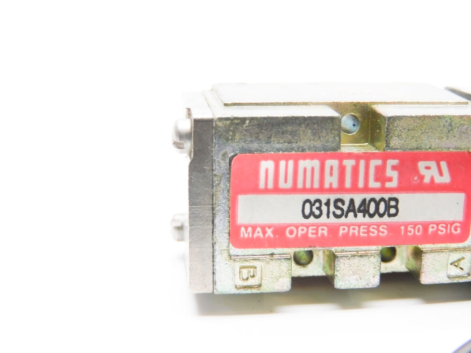 NUMATICS 031SA400B 236-103B 24VDC 150PSIG UNMP