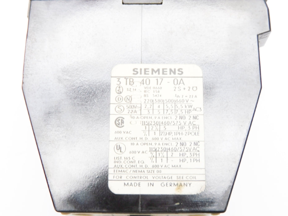 SIEMENS 3TB4017-0A 48/58V UNMP