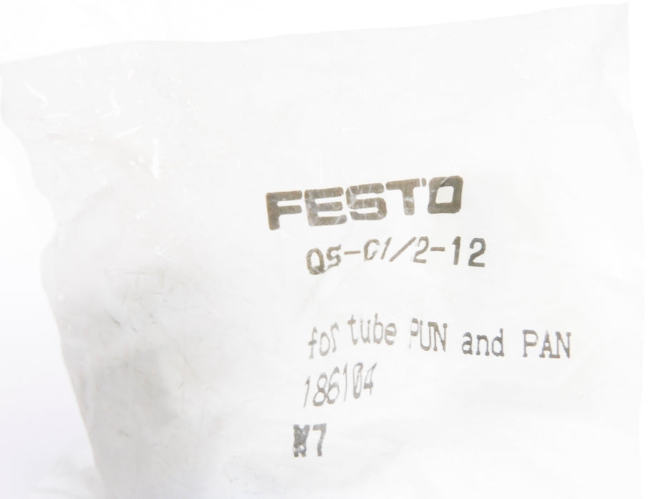 FESTO QS-G1/2-12 186104 SER. W7 NSMP