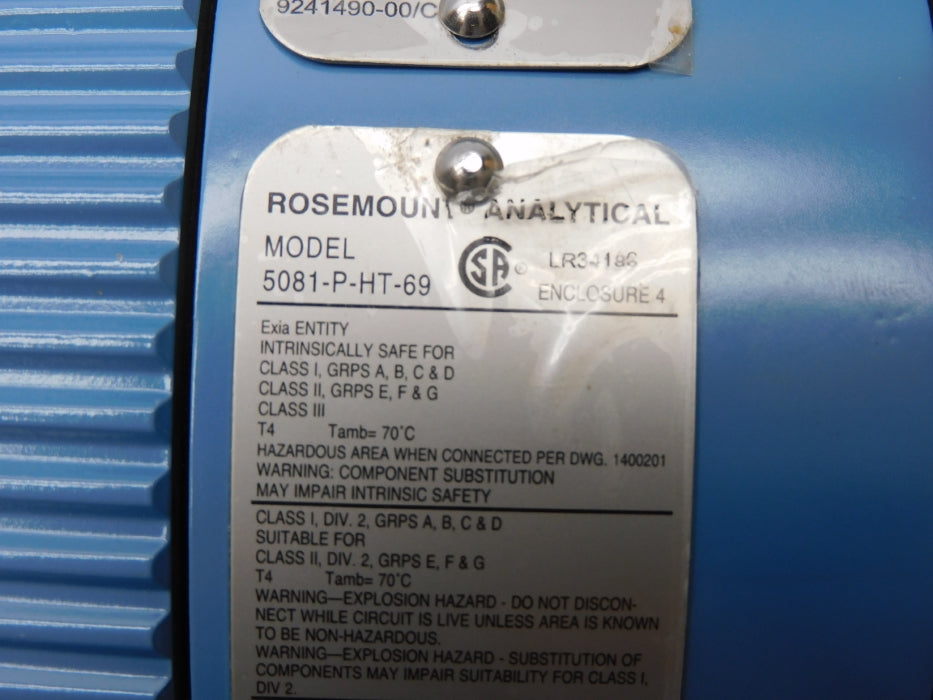 ROSEMOUNT 5081-P-HT-69 NSNP