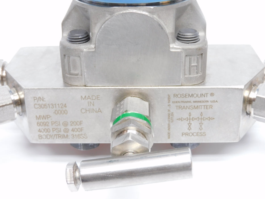 ROSEMOUT 3051CD3A02A1AM5E5S5Q4 C305131124-0000 0-1000"H2O NSNP