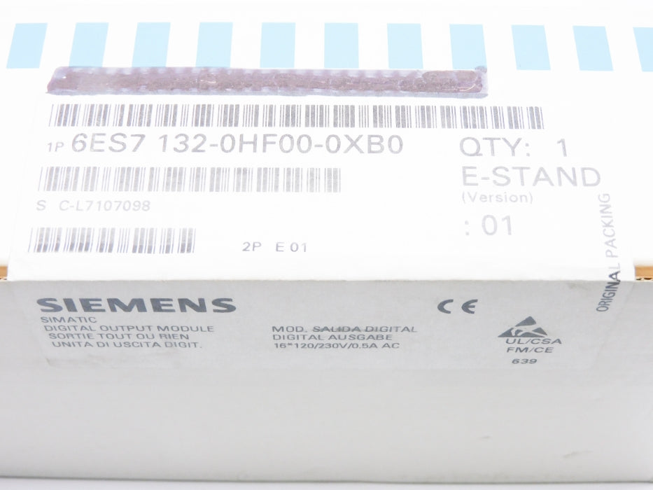 SIEMENS 6ES7132-0HF00-0XB0 NSFS